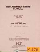 Kearney & Trecker-Kearney & Trecker TF210, TF220 310 320, pub 237 TFR-20, Milling Parts Manual-Plain-TF Series-TF-210-TF-220-TF-310-TF-320-Universal-Vertical-01